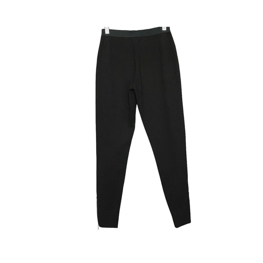 Tory Burch Womens Elastic Waist Zipper Ankle Skinny Leg Trousers‎ Black Size XS - Picture 2 of 13